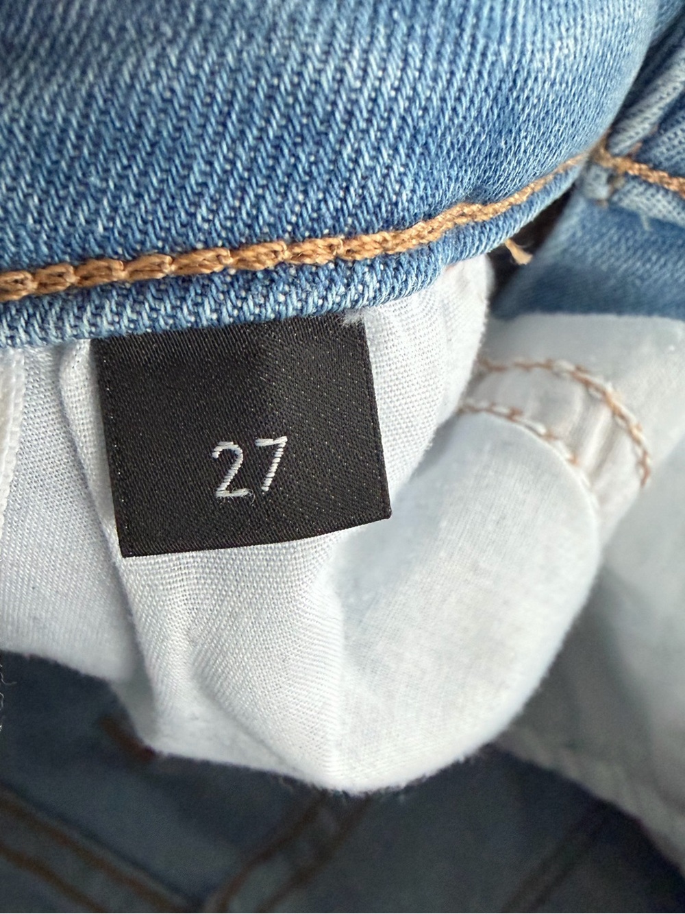 Women’s Light Blue Distressed Skinny Jeans Y2K - Picture 7 of 8